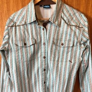 Kavu, never worn, Long-sleeved button down shirt